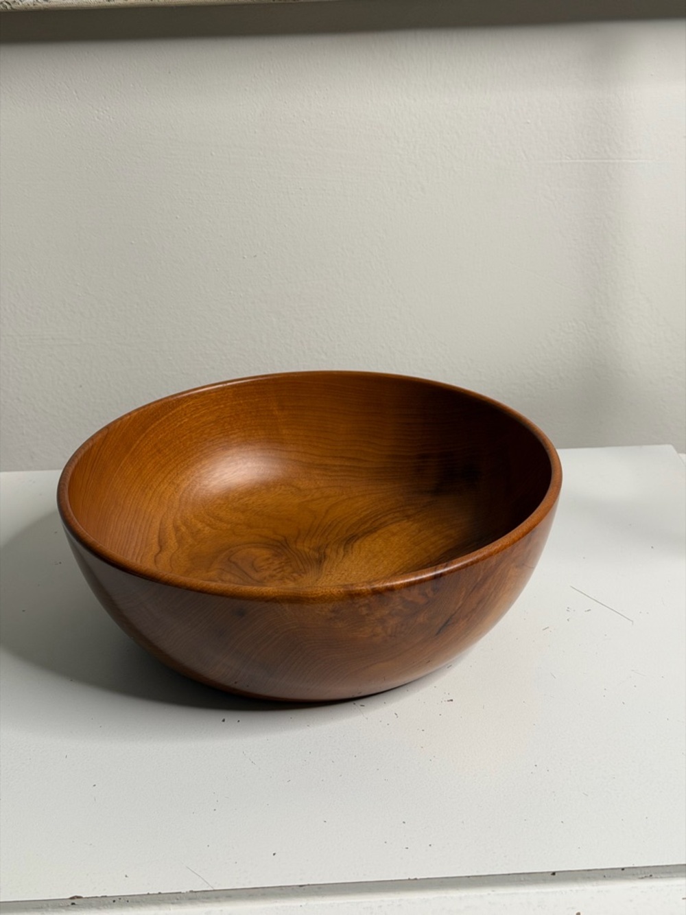 rogue river myrtlewood gold beach oregon 8" wooden bowl!!!